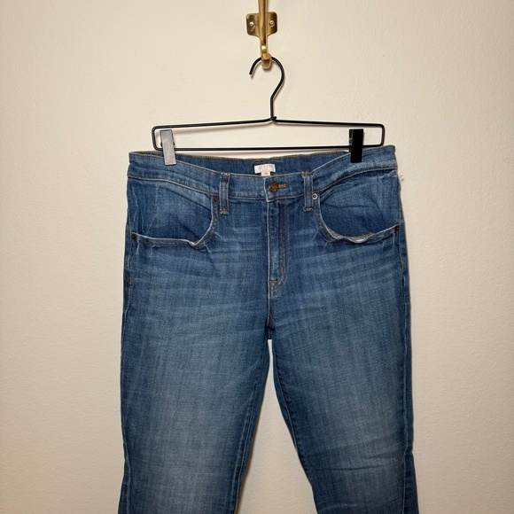 J. Crew Jeans Women's Size 28 Blue Medium Wash Denim Casual Everyday Stretch - Picture 2 of 5